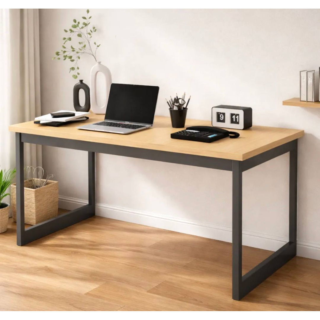 Mesa Escritório Industrial 150x60 Reforçado Ferro Homeoffice