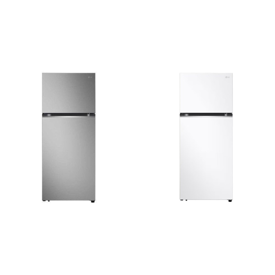 Geladeira LG Frost Free Inverter 375L Duplex Look GN-B372PFMB Inox