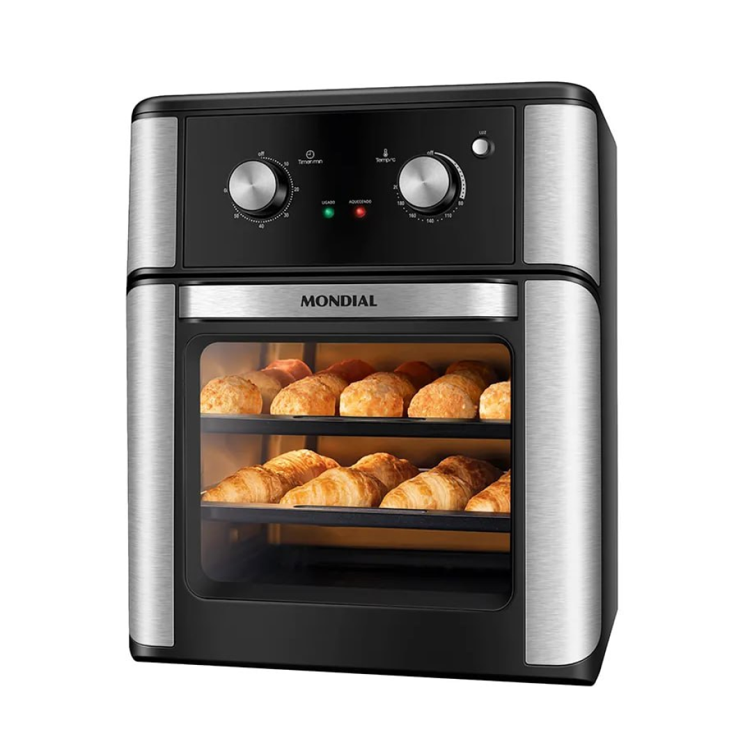 Fritadeira Elétrica Afon-12l-bg Forno Oven 12l Preto Mondial