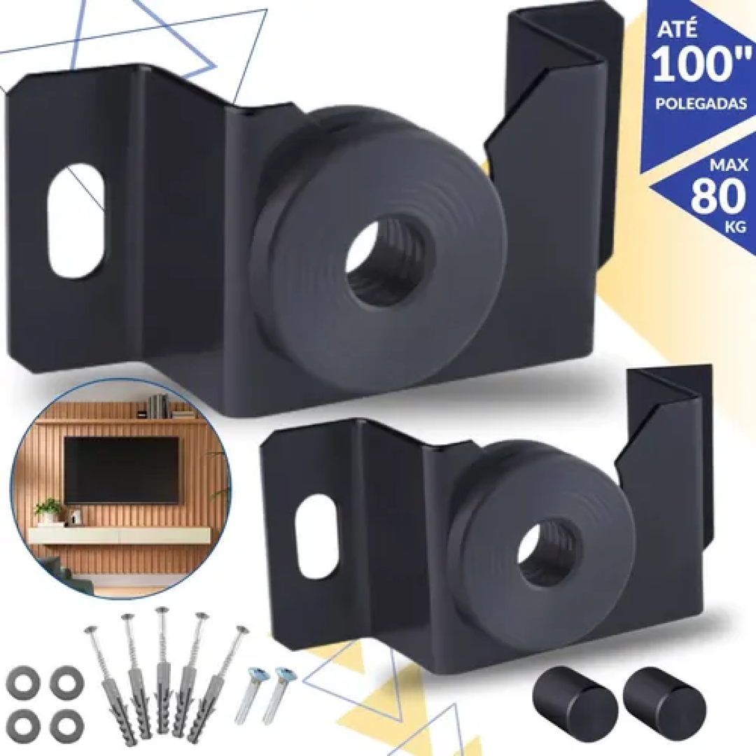 Suporte de TV Fixo Universal 10" a 100" Polegadas