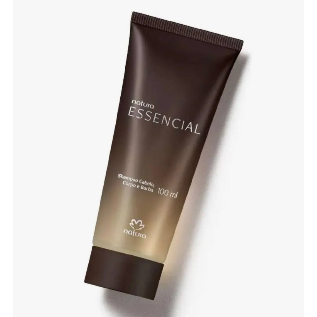 Shampoo P/ Barbearia Cabelo Barba E Corpo Essencial Natura