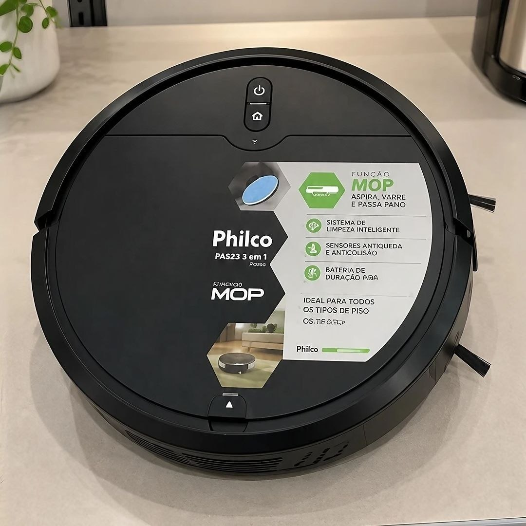 Aspirador de Pó Robô Philco 3 em 1