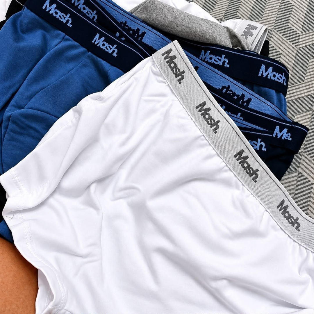 Kit com 10 Cuecas Boxer Algodão Mash