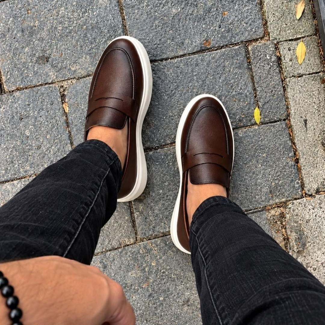 Sapato Loafer Mocassim Couro (2 cores)