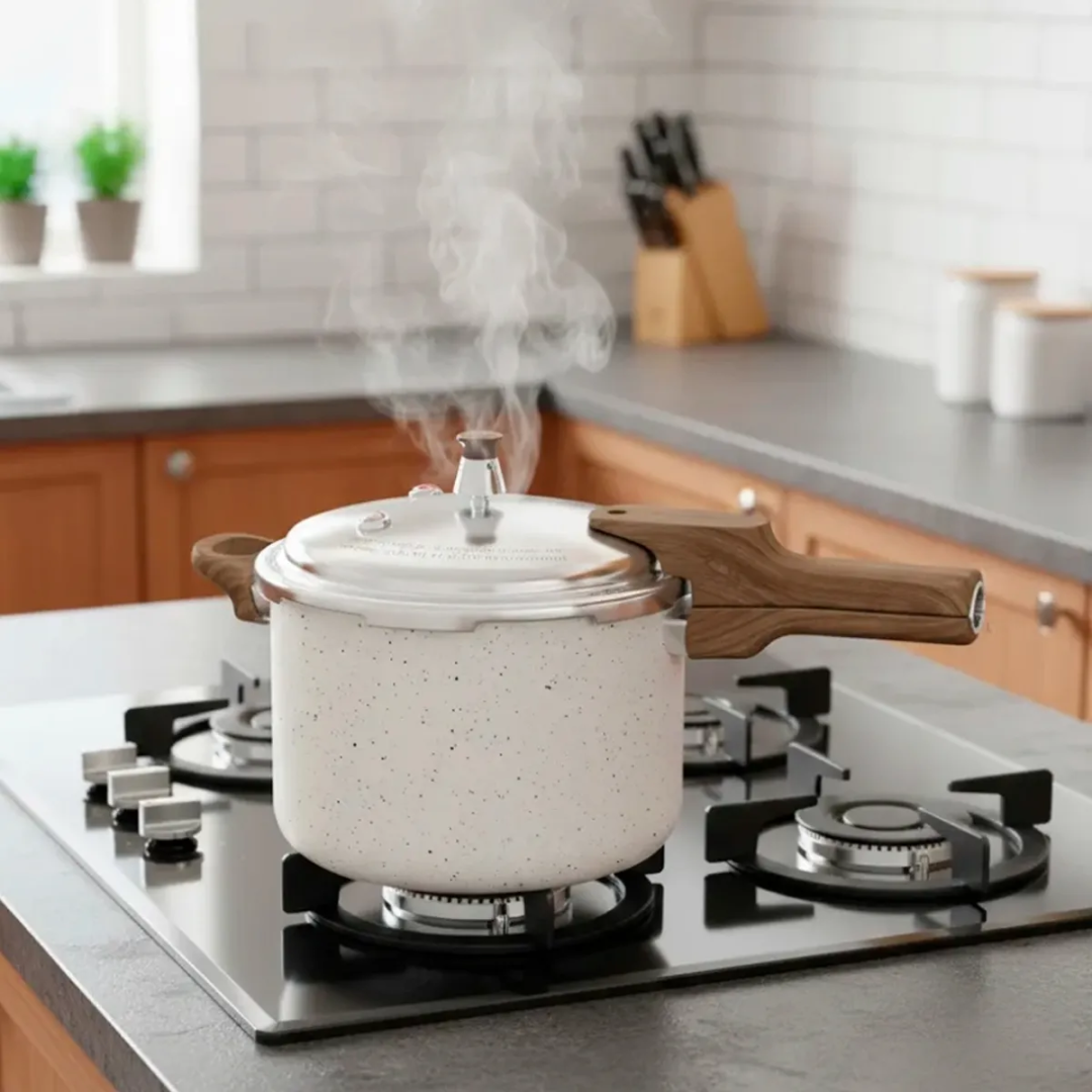 Panela Pressão Antiaderente Indução Mármol 4.2l - Mimo Style Mármol