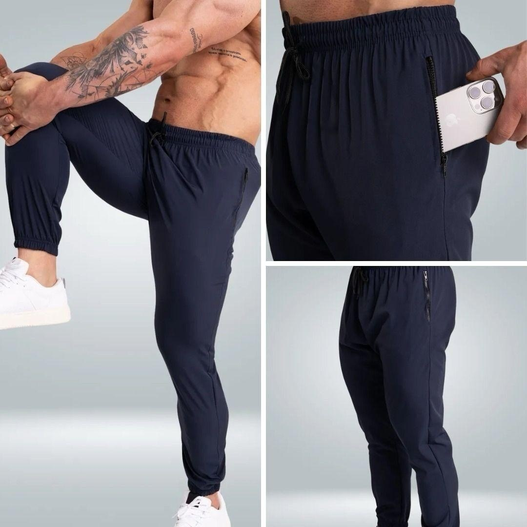 Kit com 2 Calças Jogger Tactel Com Elastano
