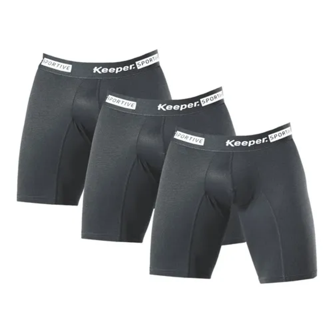 Kit com 3 Cuecas Longleg Anti Assadura