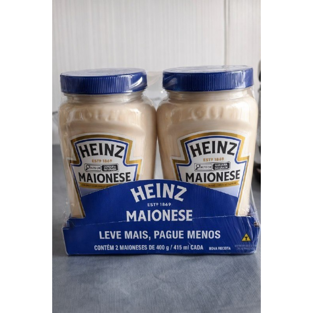 Pack com 2 Heinz Maionese Tradicional 400G