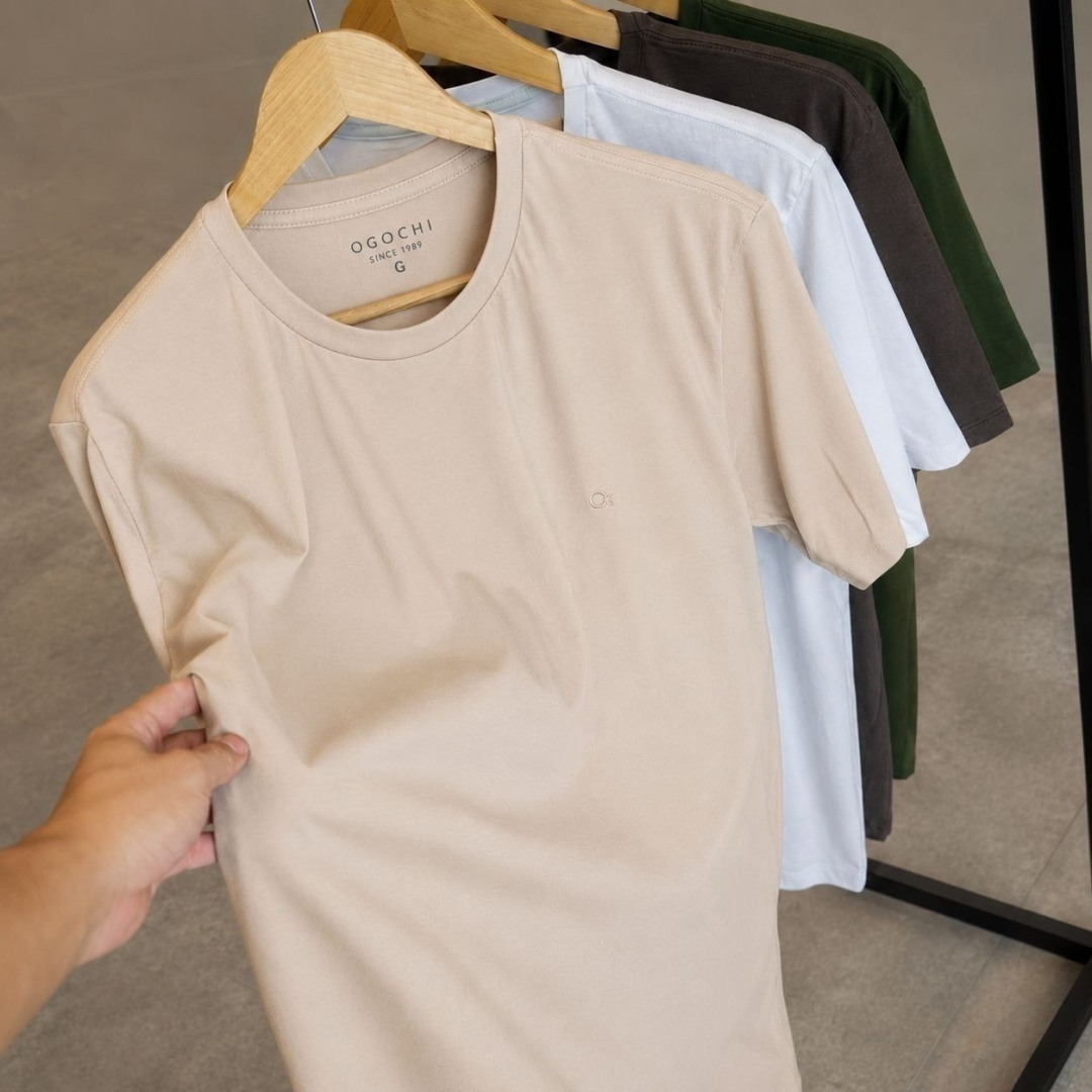 Camiseta Ogochi Básica Algodão