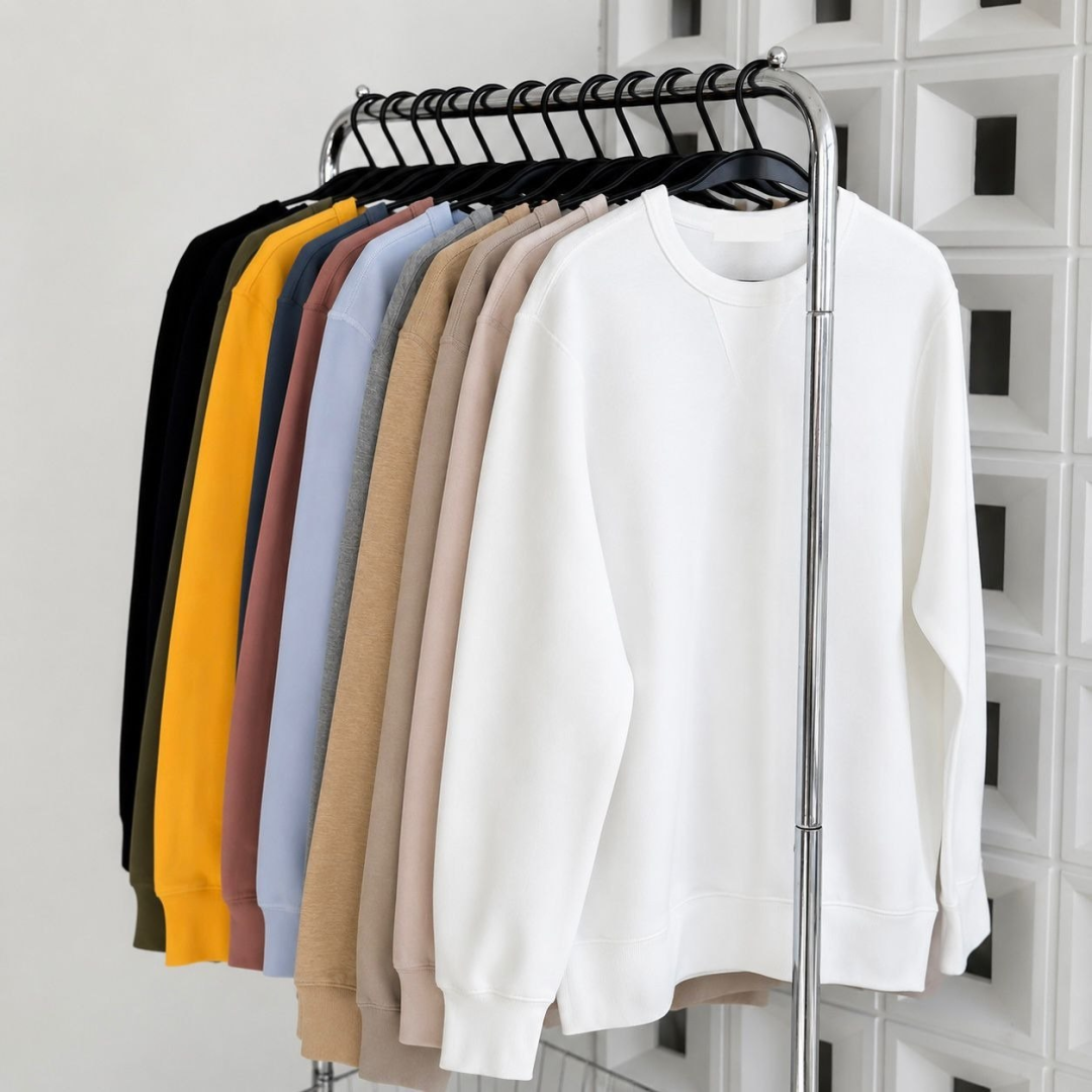 Moletom Blusa Frio Gola Redonda Careca