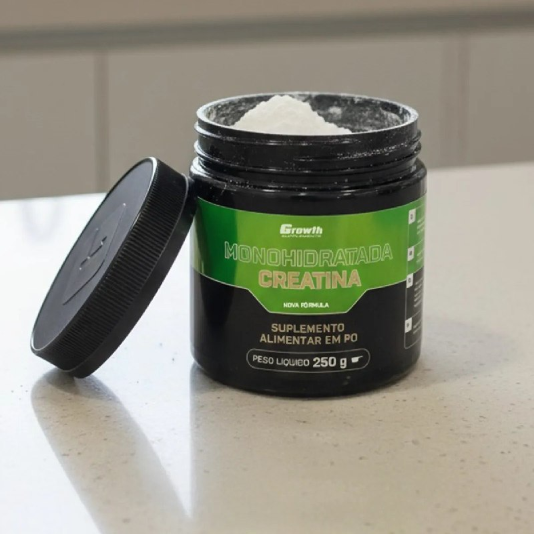 Creatina Growth Supplements Monohidratada em Pó Sem Sabor 250g