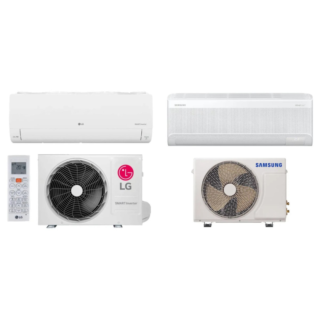Ar Condicionado LG Inverter Smart Voice AI 12.000 Btus Frio R-32