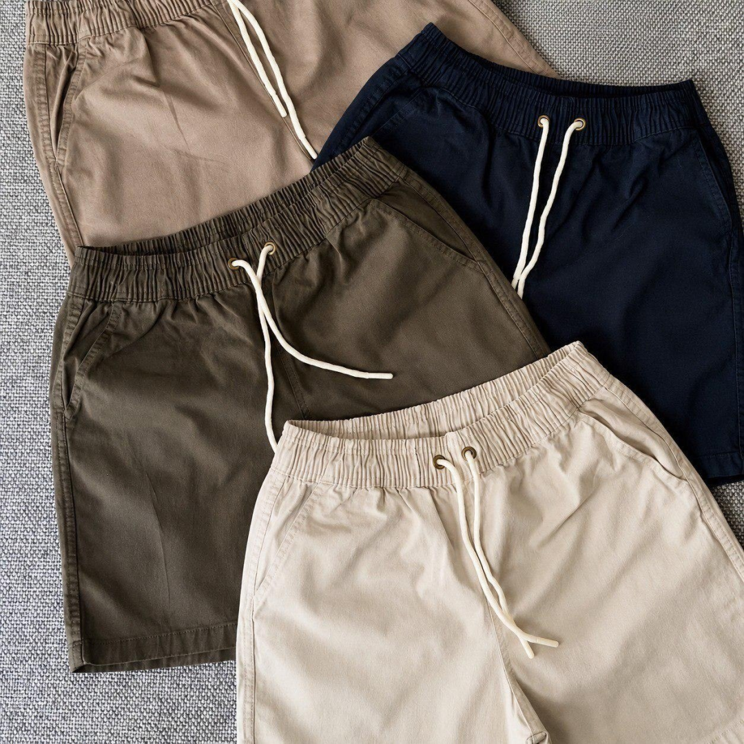 Kit com 3 Shorts Mauricinho em Linho