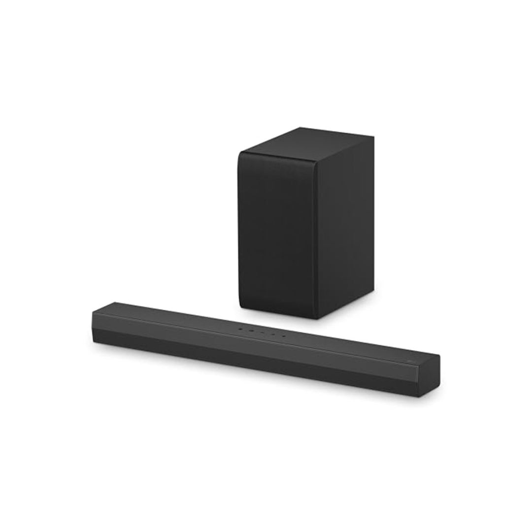 Soundbar LG 300W RMS, 2.1 Canais, Dolby Digital, Sem fios, Bluetooth 5.3, Entrada Óptica, HDMI, AI Sound Pro - S40T