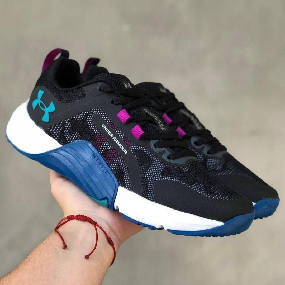 Tênis Esportivo Tribase Reps Under Armour Turquese Liso