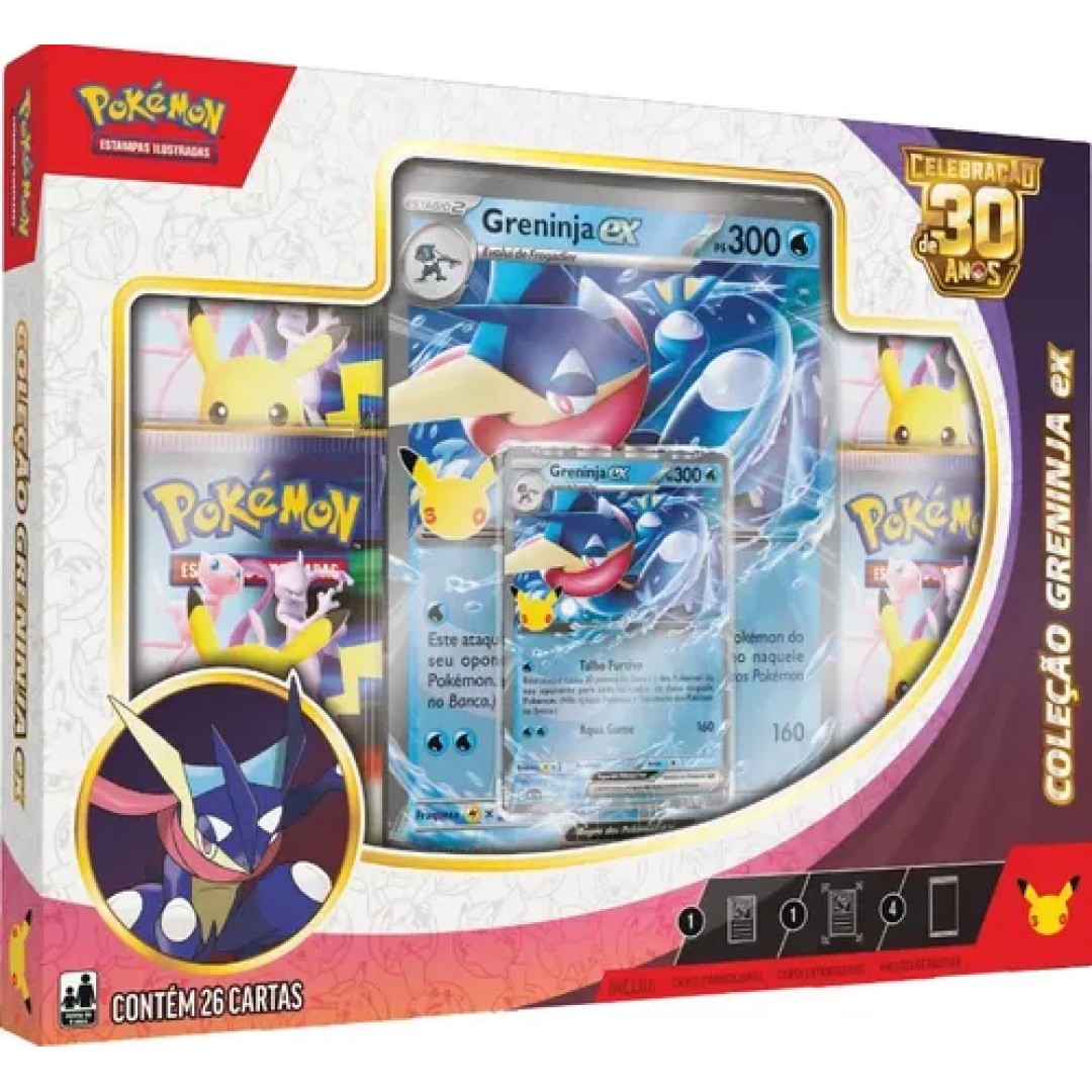 Pokémon Celebração de 30 anos – Box Ex Greninja