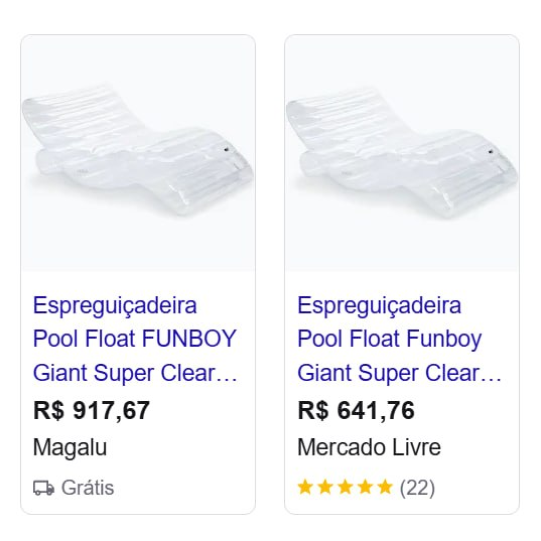 FUNBOY Espreguiçadeira gigante inflável de luxo, transparente, boia de piscina para adultos, material verde de vidro marinho, perfeita para uma festa de verão na piscina