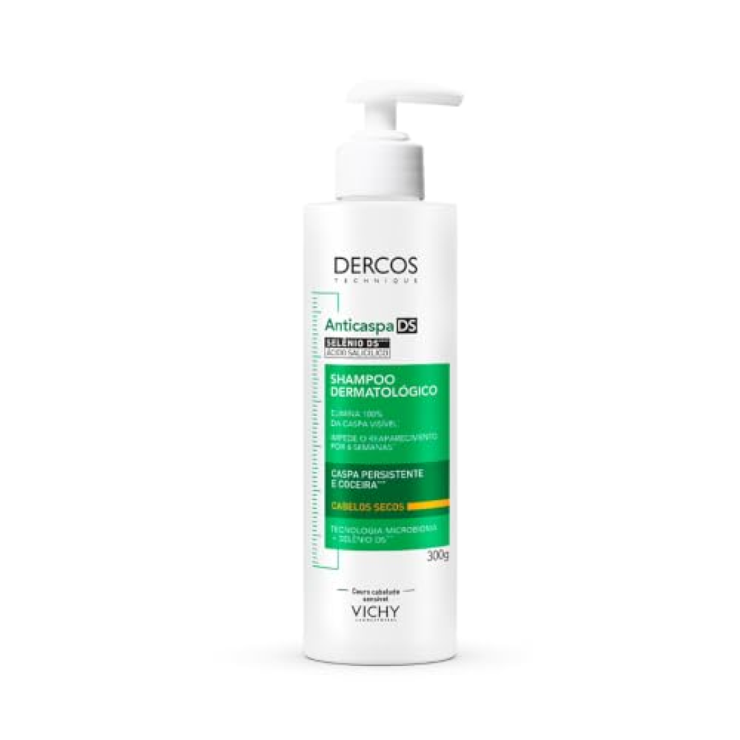 Vichy, Dercos Shampoo Anticaspa Intensivo para Cabelos Secos