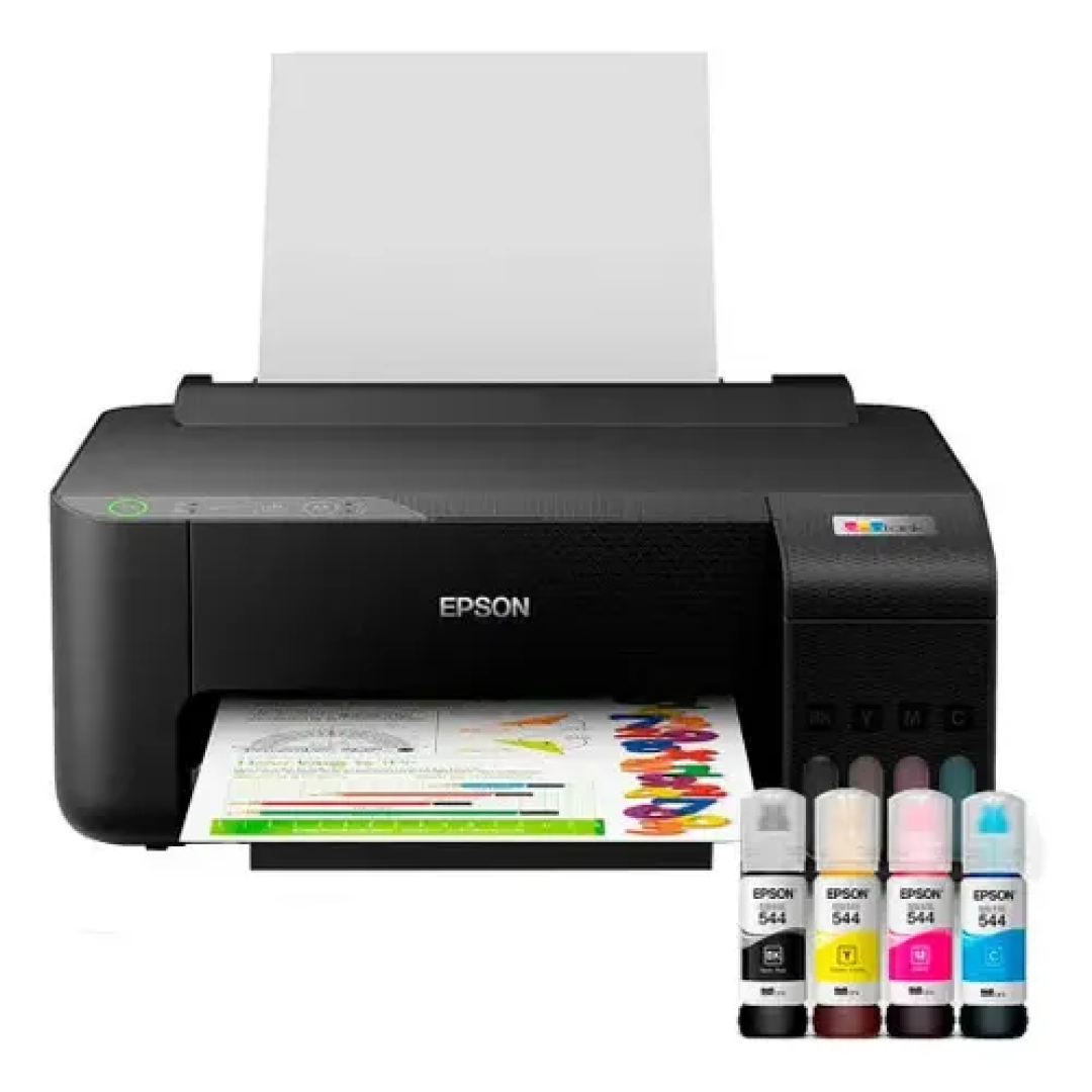 Impressora Epson Ecotank L1250 Tanque De Tinta Colorida Cor Preto