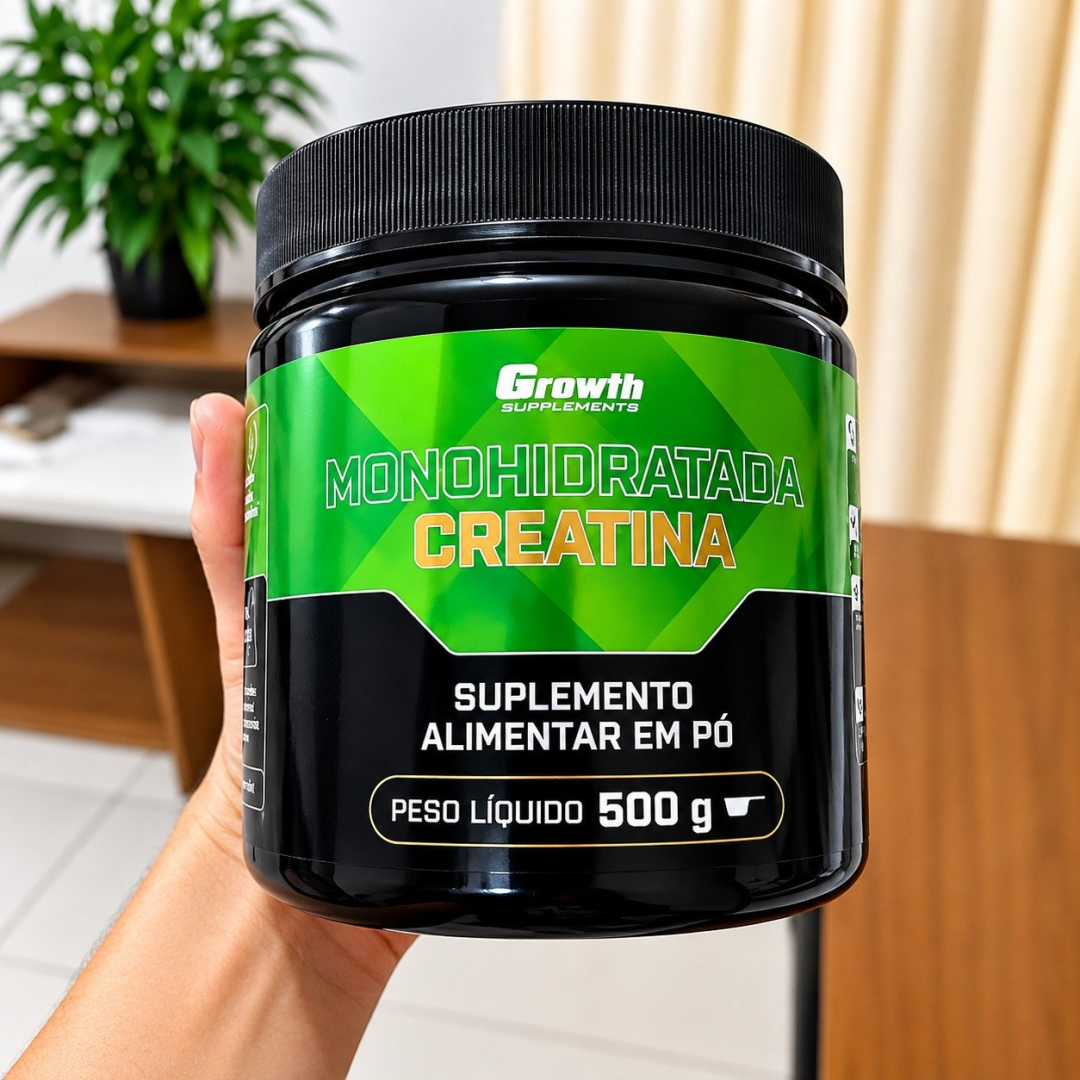 Creatina 100% Pura Growth 500g