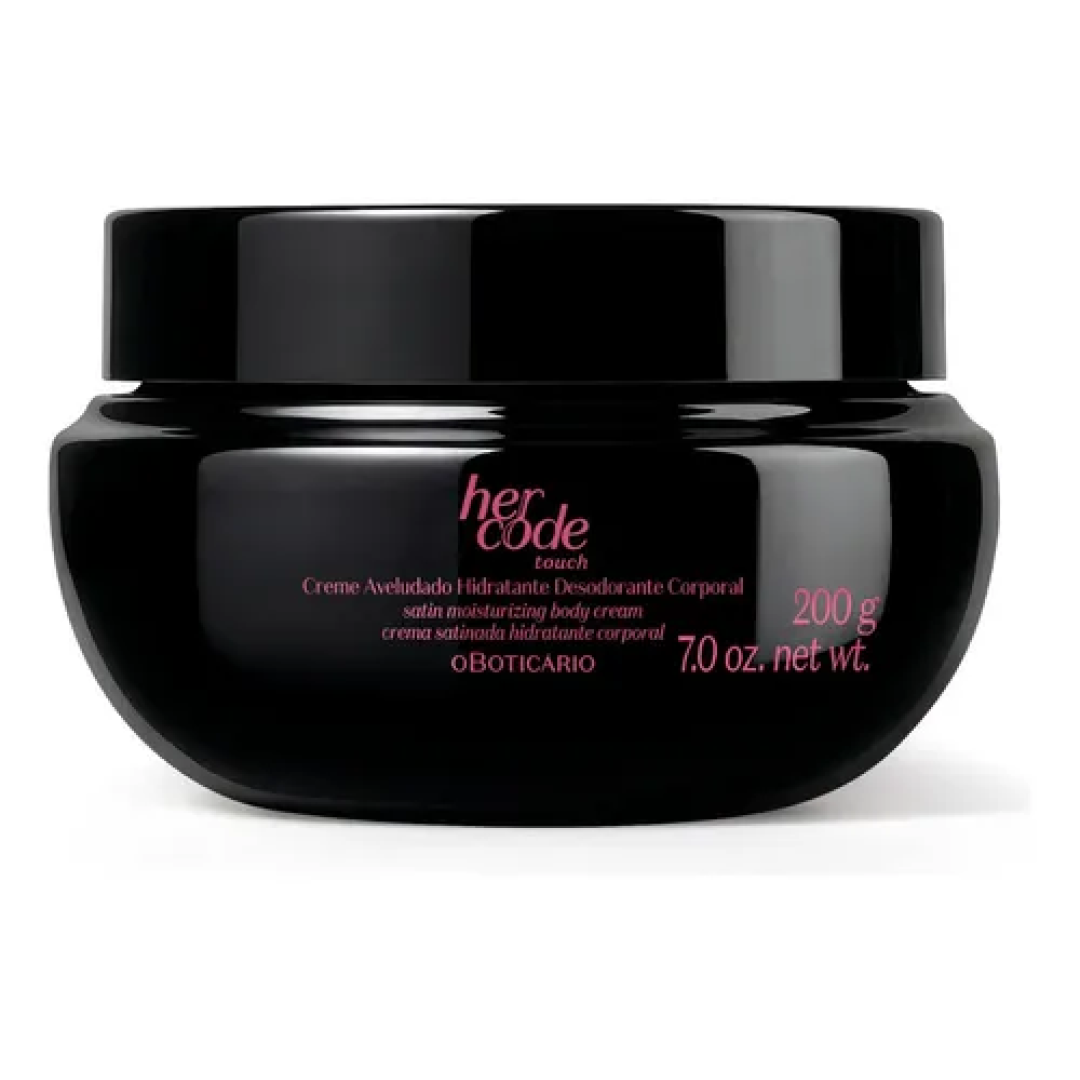 O Boticário Her Code Touch Creme Hidratante Corporal 200g