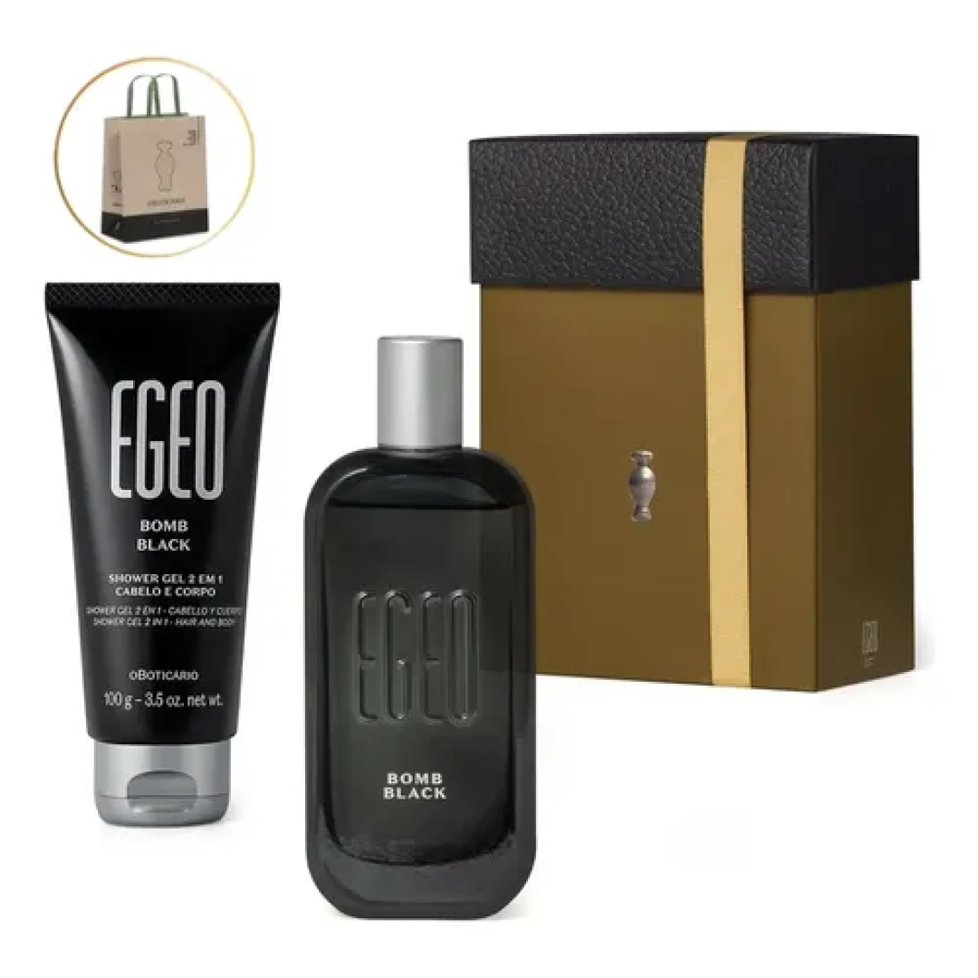 Kit Presente Boticário Egeo Bomb Black
