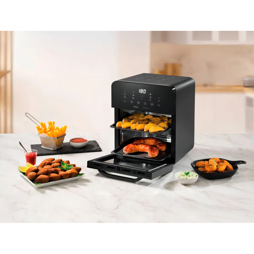 Fritadeira E Forno Elétrico Style Oven Fry Elgin 10l 110v Preto