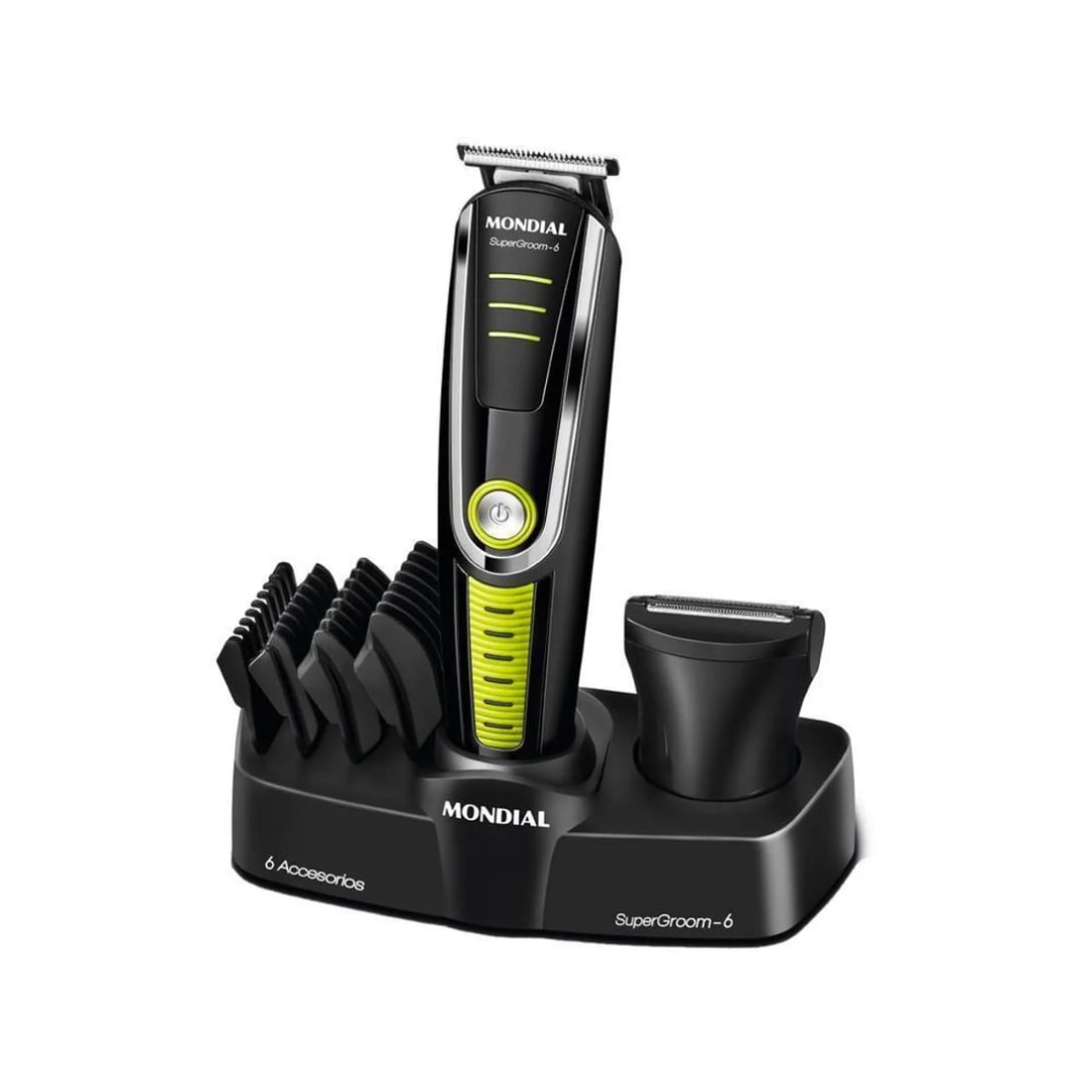 Aparador de Pelos Mondial Super Groom 6 em 1