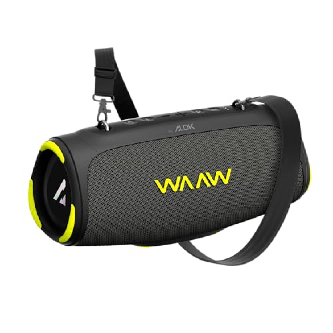 Caixa de Som Bluetooth Boombox Boom 110 40W Rms Ipx7 Waaw By Alok