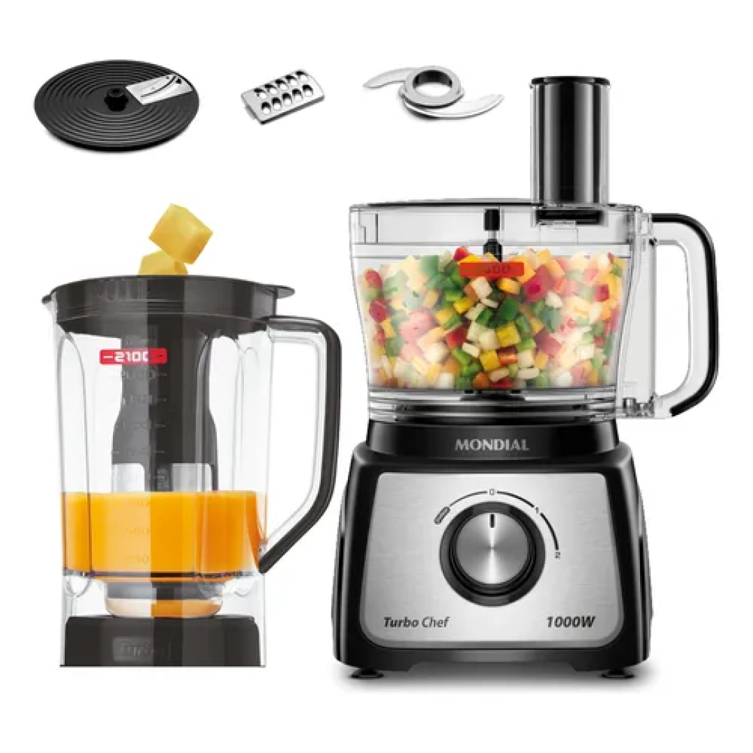 Multiprocessador Mondial MPN-01-B Preto 127V