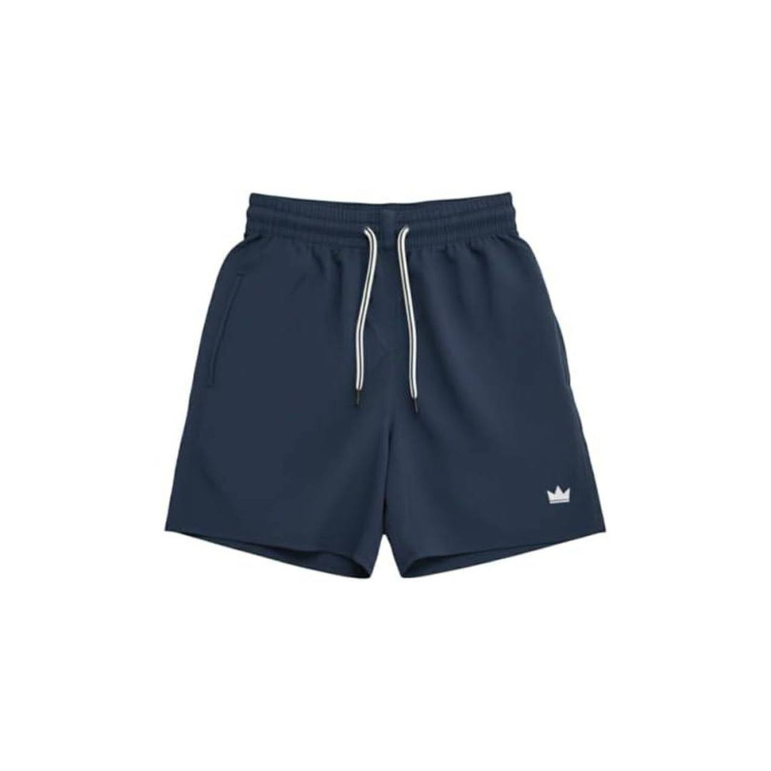 Bermuda Shorts Academia Masculina Rei do Esporte Treino Esportiva (BR, Alfa, M, Regular, Regular, Azul Marinho)