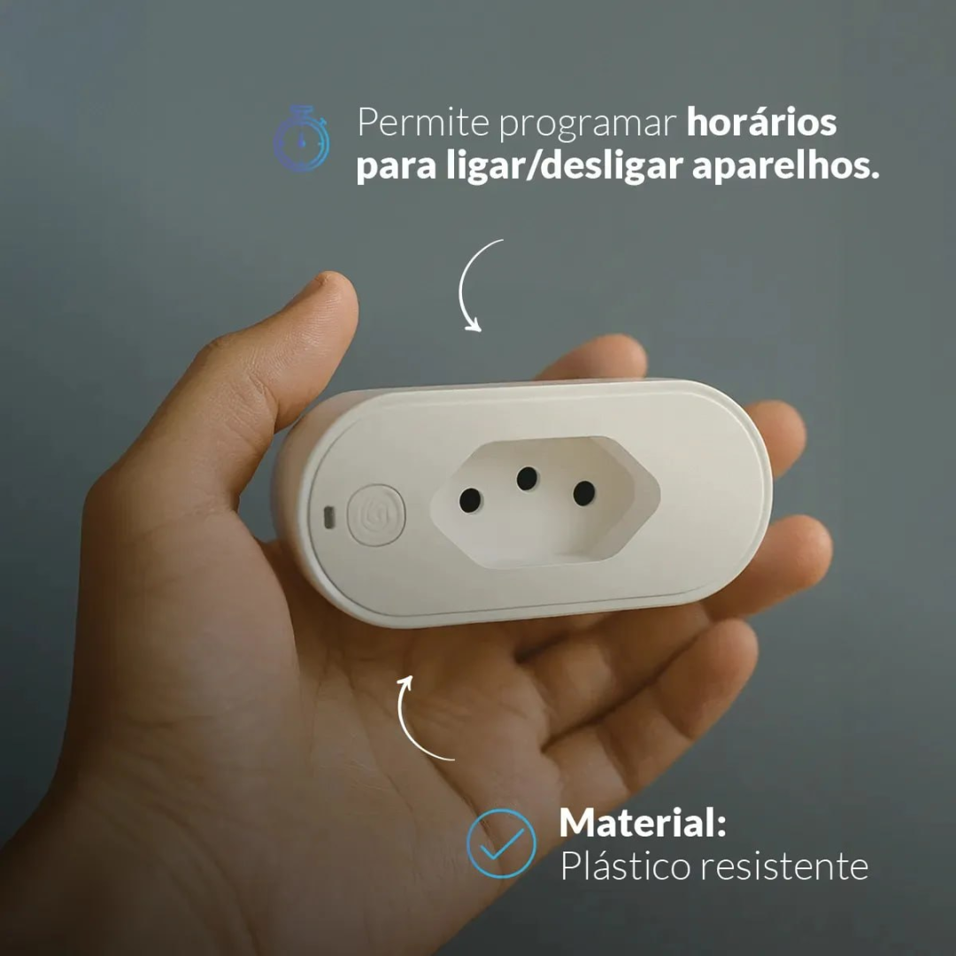 Tomada Inteligente Wi-fi 2.4 GHz Bivolt , AVANT