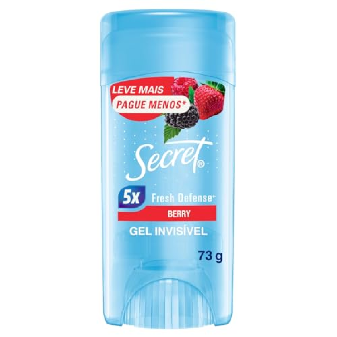 Desodorante Antitranspirante em Gel Secret Berry 73g
