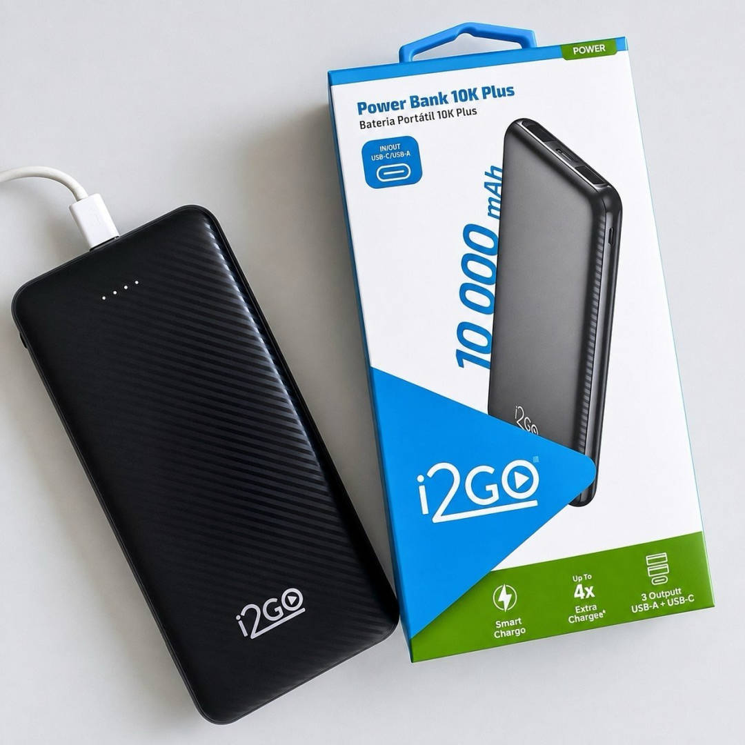 Carregador Portátil Power Bank I2go 10.000mah