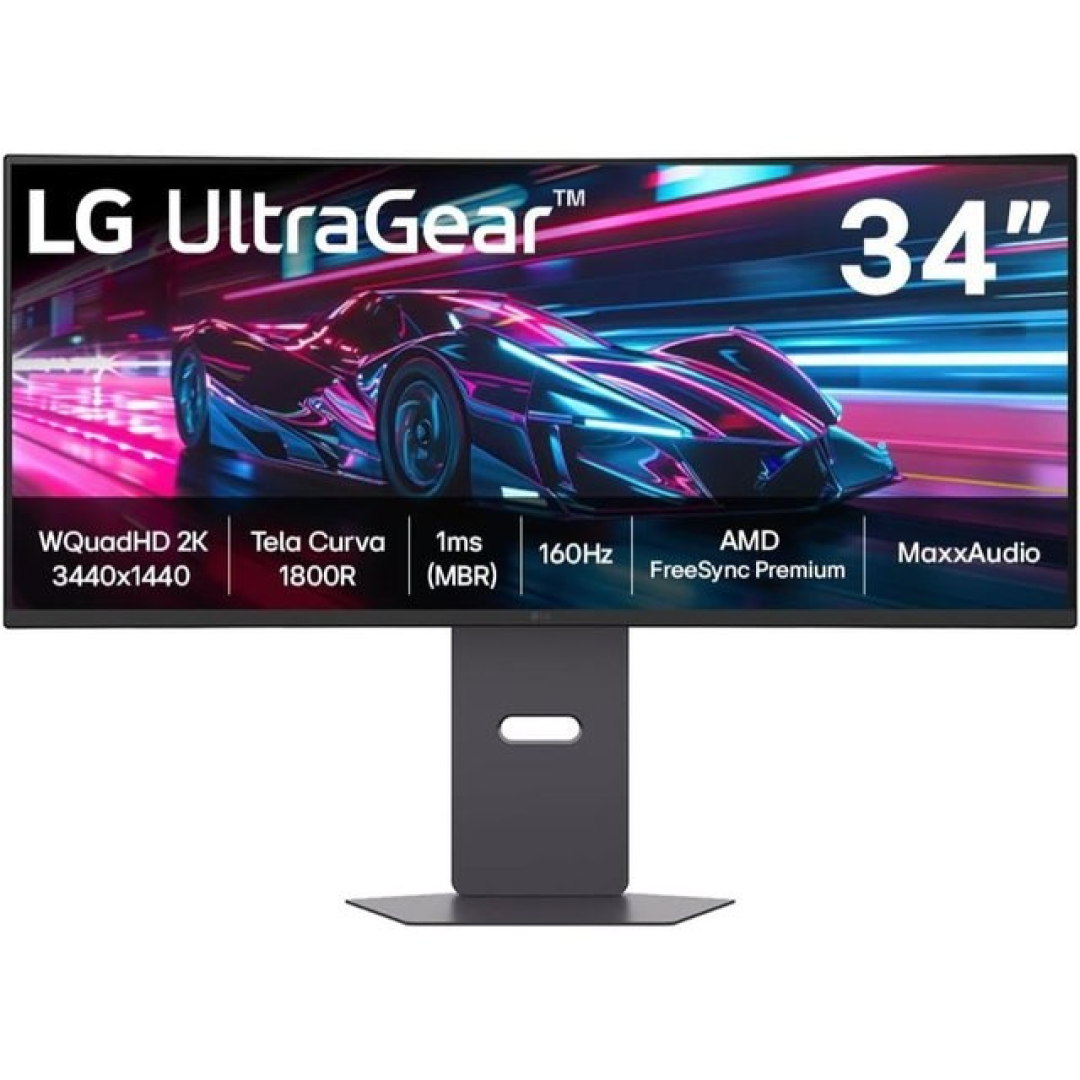 Monitor Gamer Lg UltraGear™ Curvo 34" QuadHD 2K UltraWide 160Hz Hdr10