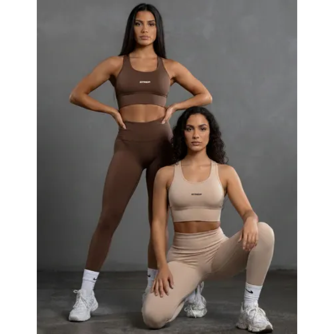 Kit 2 Conjunto Feminino Fitness Calça Leg Com Top