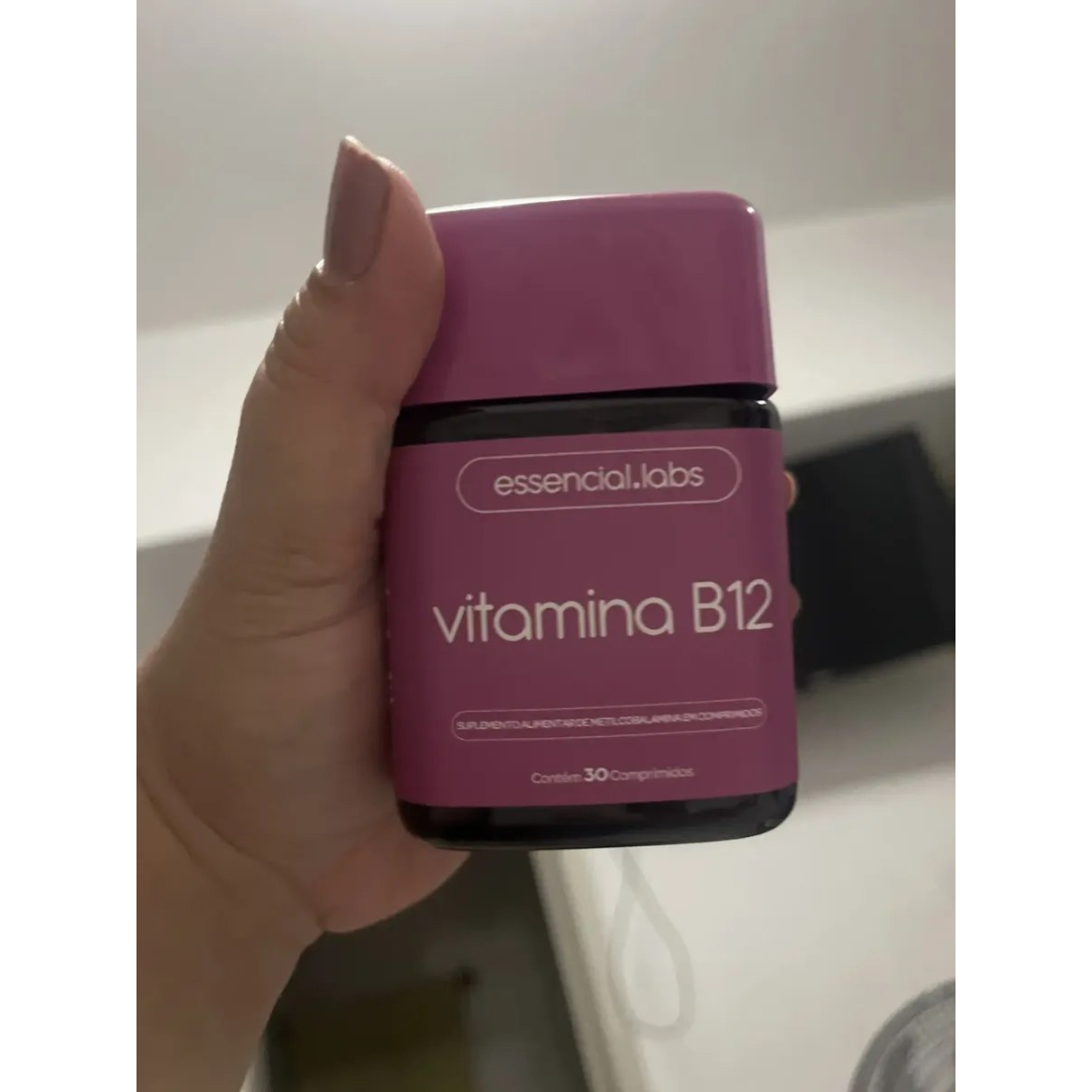 VITAMINA B12 Metilcobalamina - Fórmula com Máxima Pureza e Concentração - 30 Doses
