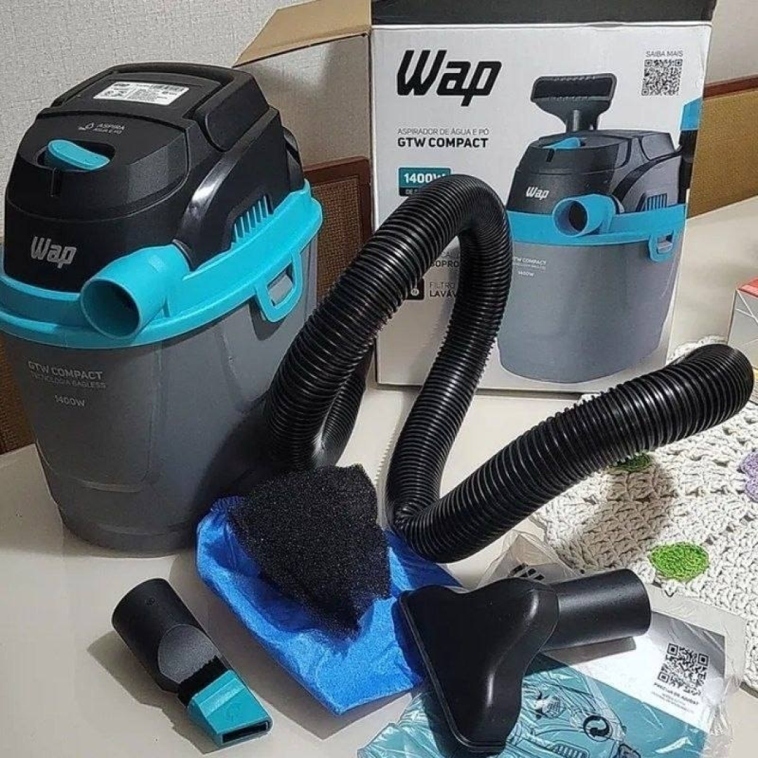 Aspirador de Pó e Líquido WAP GTW Compact 1400W