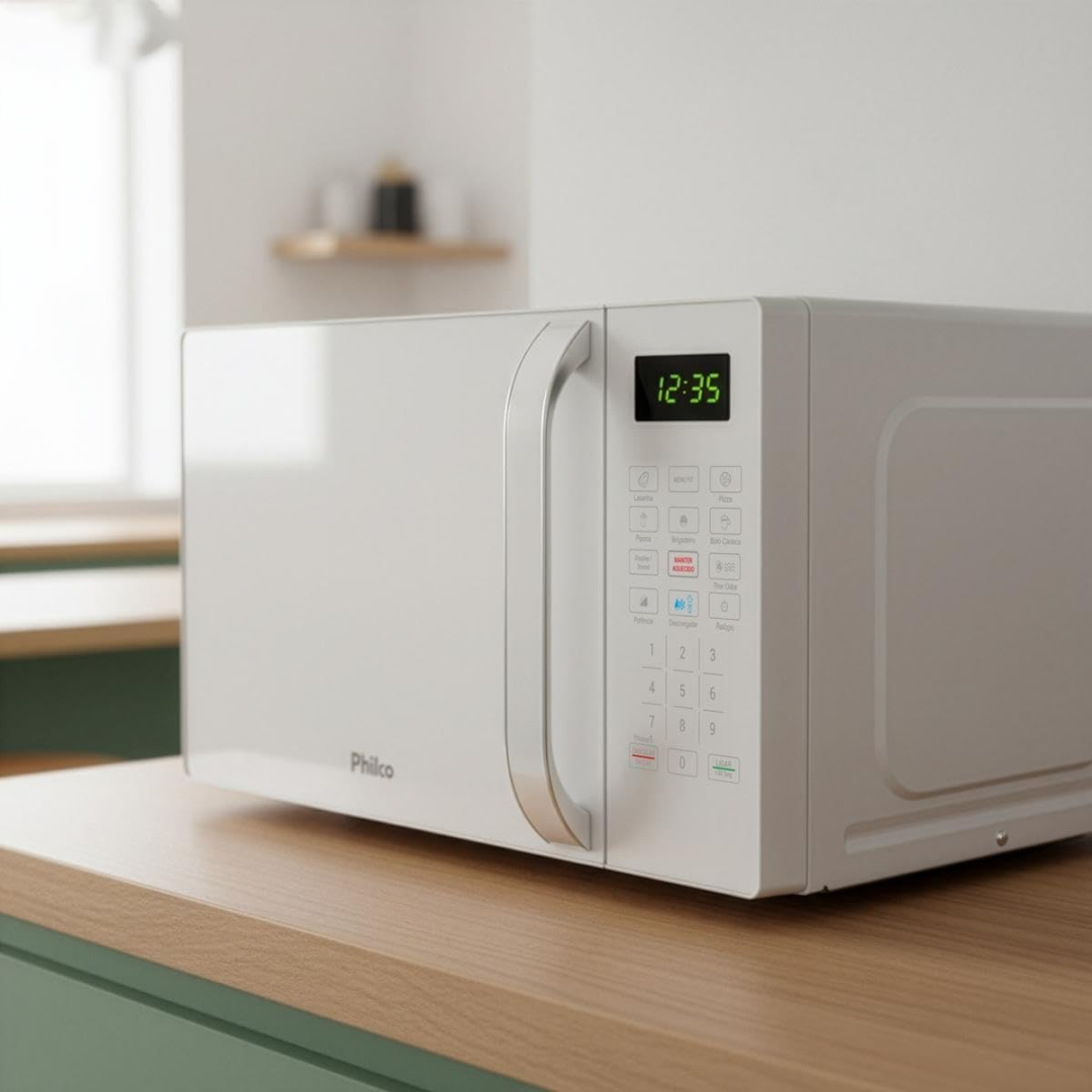 Micro-ondas Philco 20L Limpa Fácil 1100w (PMO23B/110v)