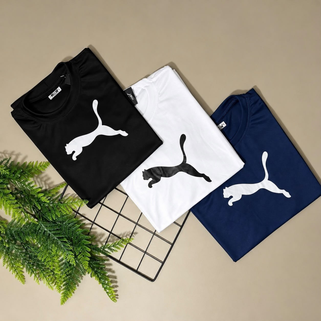 Camiseta Puma Logo Poly Ess (6 cores)