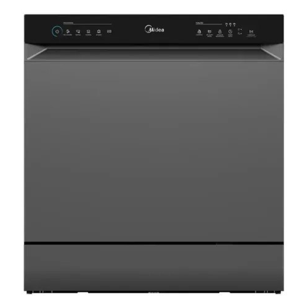 Lava Louças 8 Serviços Cinza Touch Plus Midea Cinza