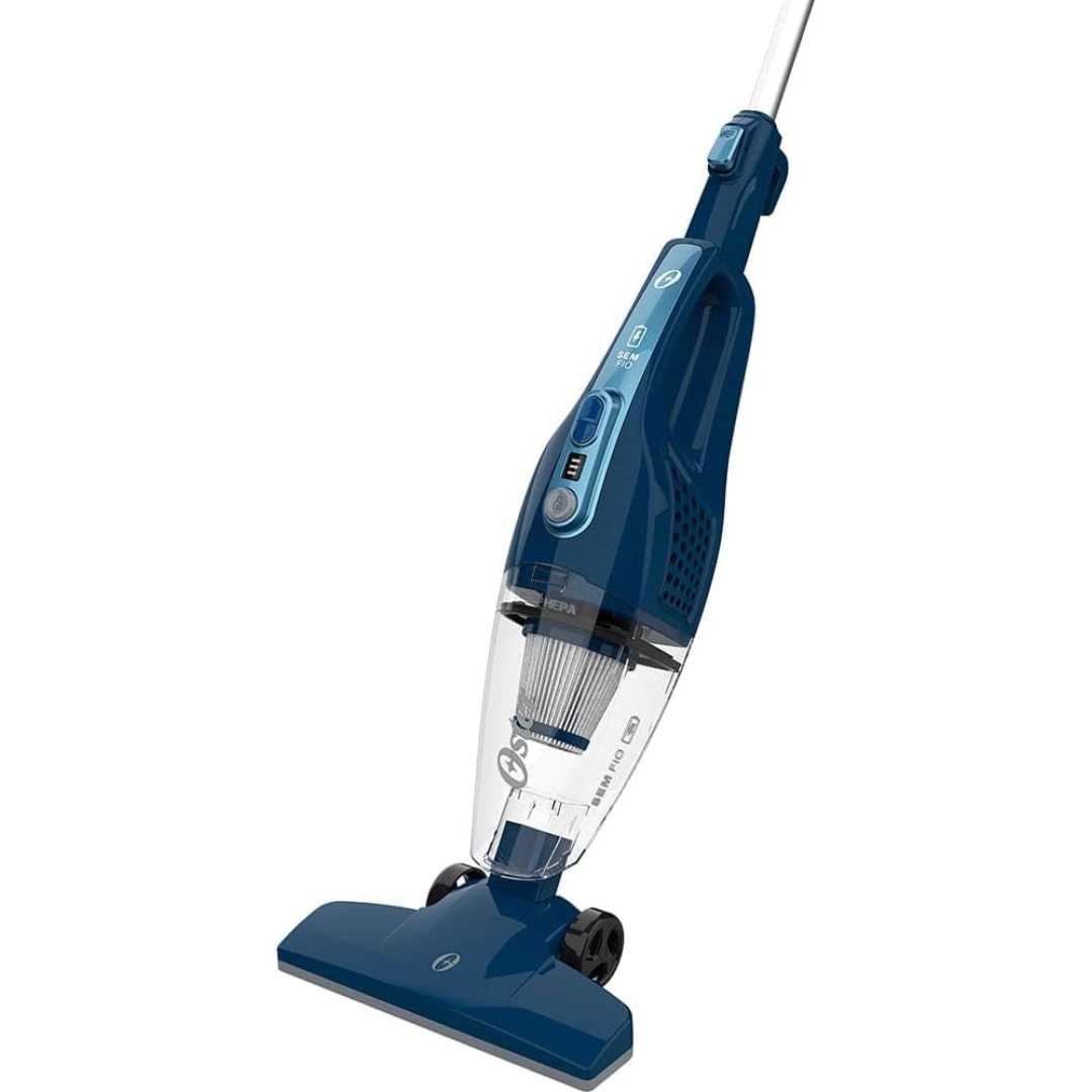 Aspirador de Pó Vertical Oster Sem Fio 3 em 1, Bateria, Azul, 90W, OASP630