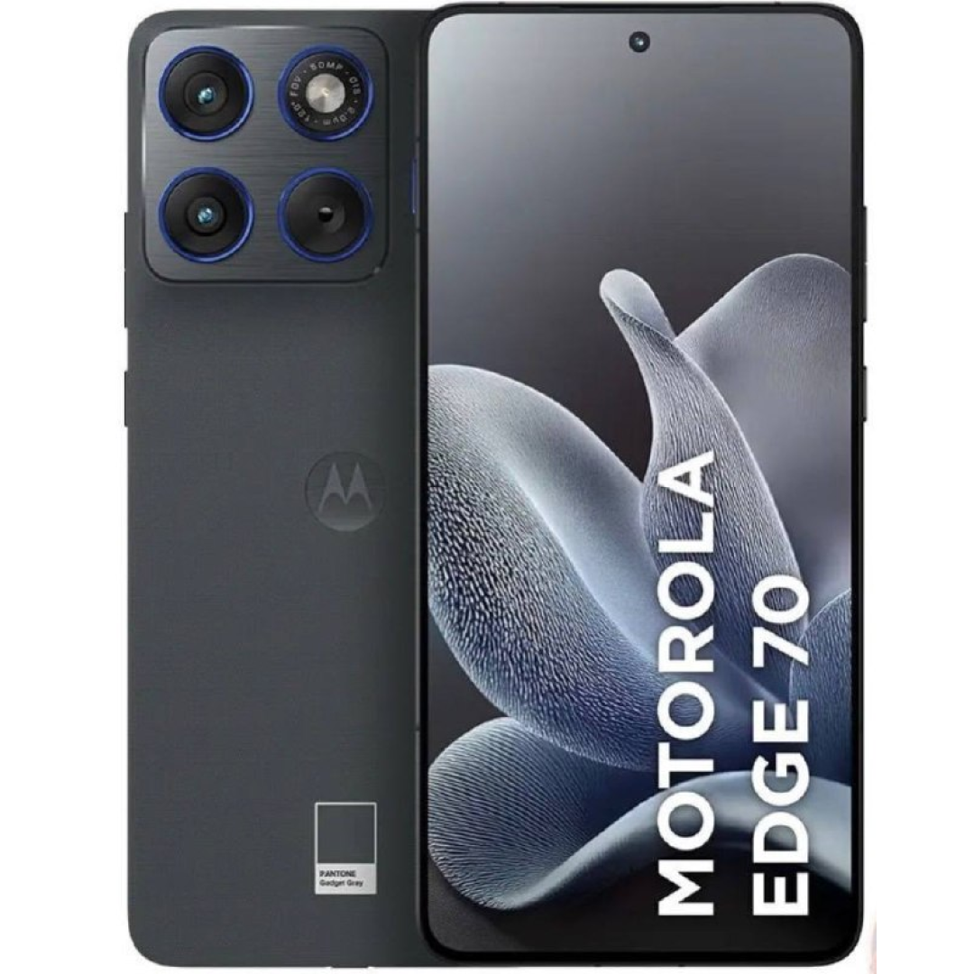 Smartphone Motorola Edge 70 5g - 256gb 24gb (8gb Ram + 16gb Ram Boost), Ultrafino, 3 Cameras 50mp, Tela 1.5k Extreme Amoled 120hz - Preto