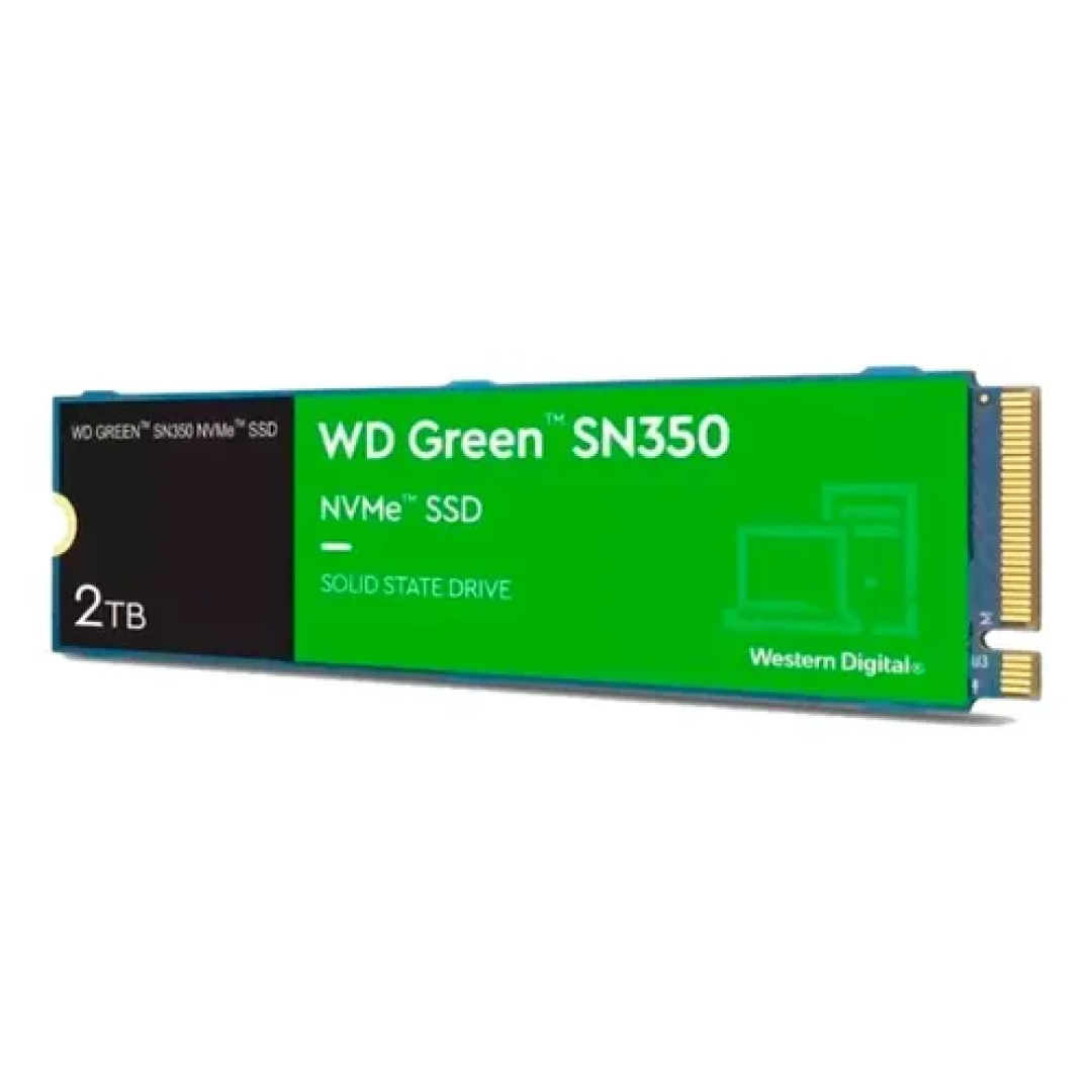 Ssd 2Tb M.2 2280 Nvme Pcie 3.0 Gen3 Western Digital Wd Green Sn350 Wds200t3g0c 2 Tb