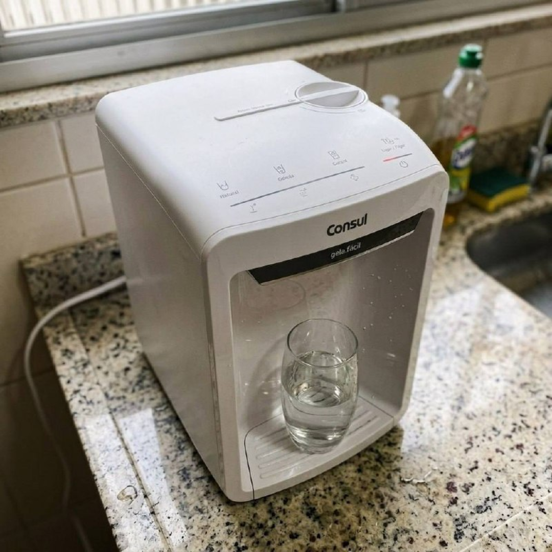 Purificador Consul Cpb33 Água Gelada E Natural Cor Branco