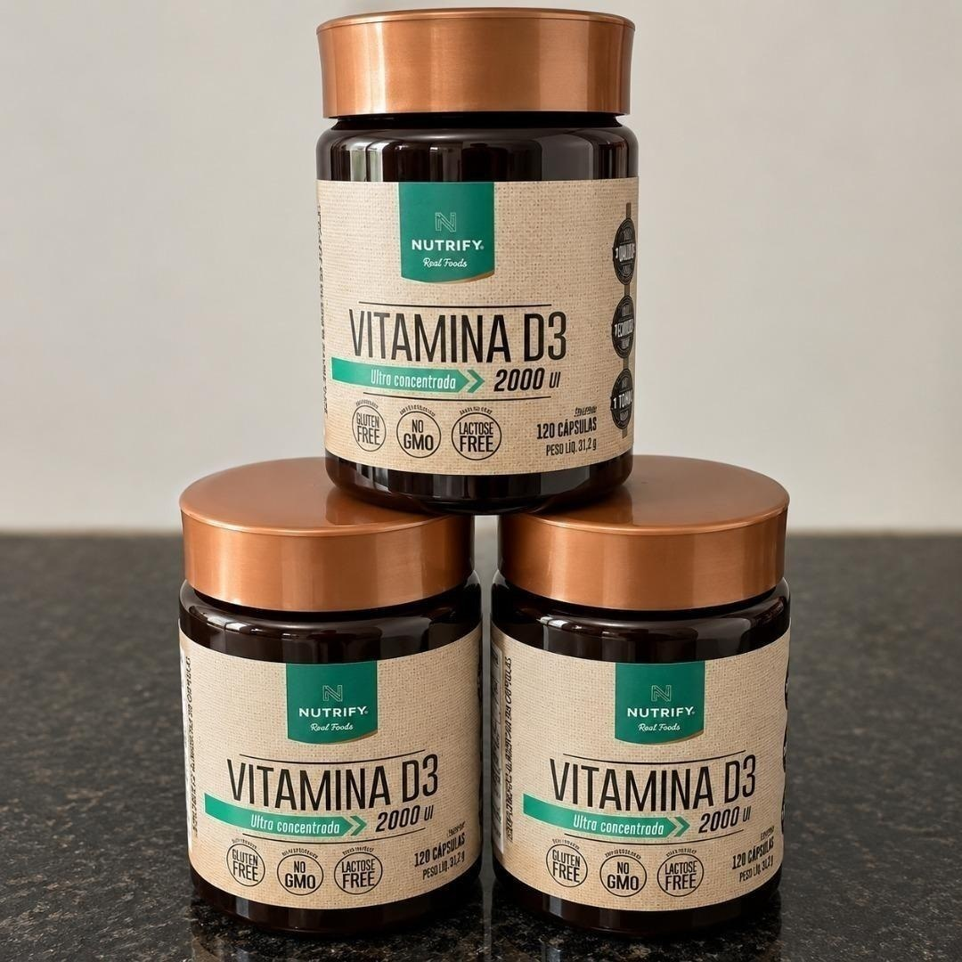 Vitamina D3 Nutrify 120 Cápsulas