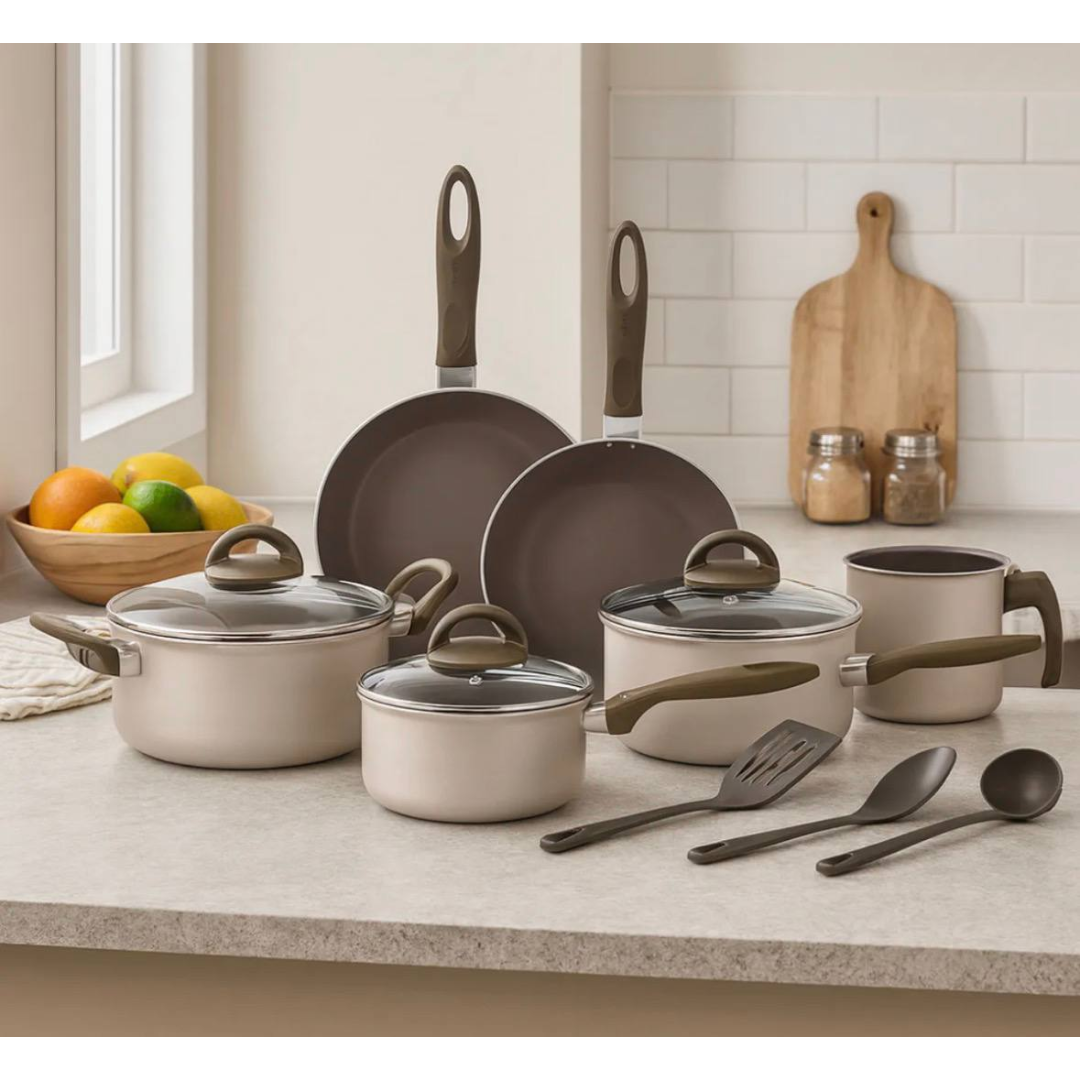 Jogo De Panelas Ceramic Life Nevada 10 Peças Brinox