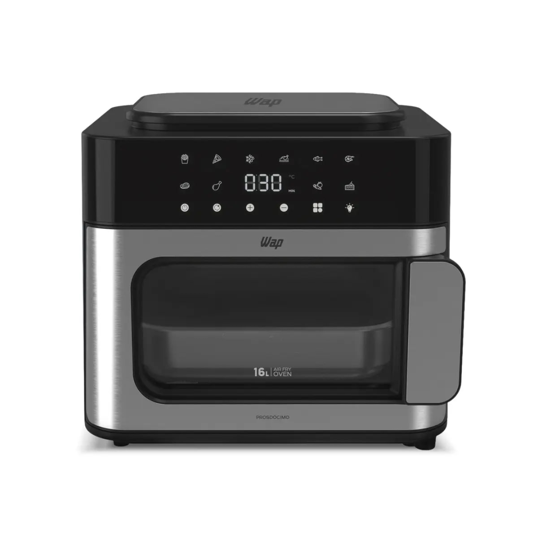 Air Fryer Oven 16L WAP Multi-Comb Digital Painel Touch Com 10 Receitas Pré-Programadas (WAFC16)