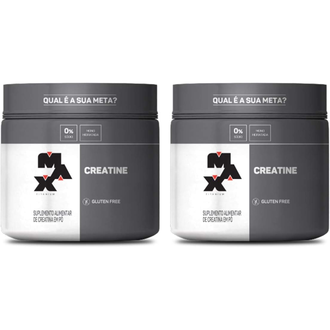 Kit com 2x Creatina 100% Max Titanium 300g