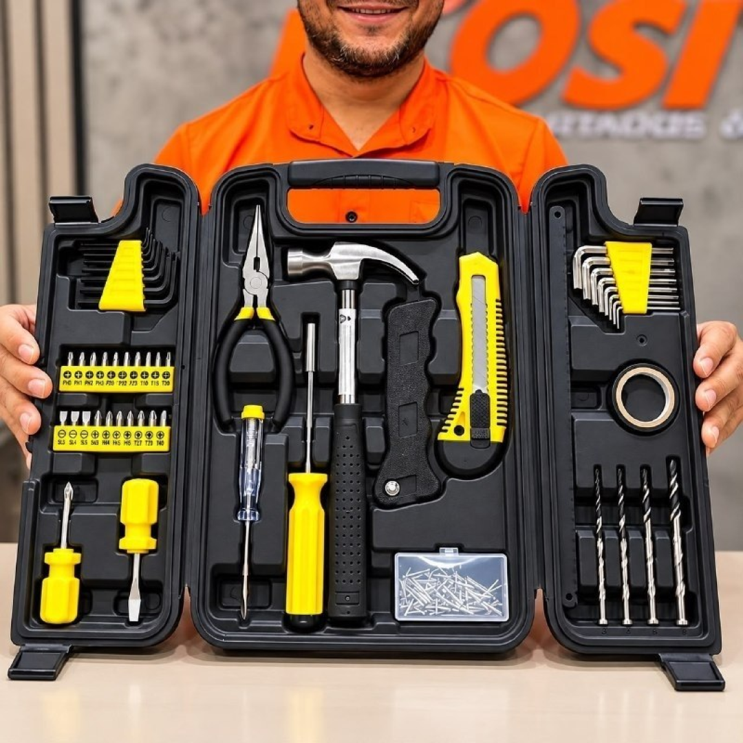 Jogo De Ferramentas 200 Peças Profissional Titanium